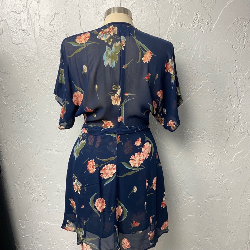 Reformation Lucas Blue Floral Dress - Picture 4 of 8
